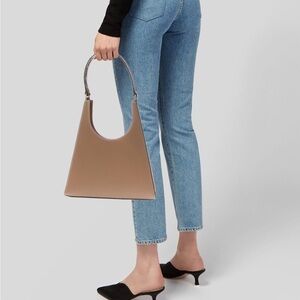 Staud Rey Leather Shoulder Bag